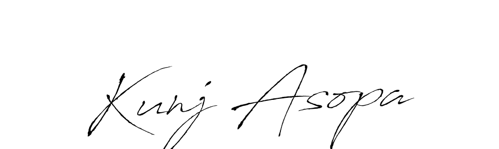 Make a beautiful signature design for name Kunj Asopa. Use this online signature maker to create a handwritten signature for free. Kunj Asopa signature style 6 images and pictures png