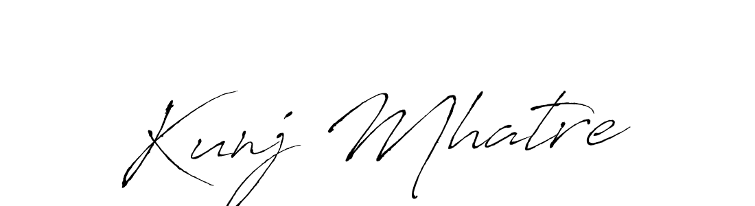 It looks lik you need a new signature style for name Kunj Mhatre. Design unique handwritten (Antro_Vectra) signature with our free signature maker in just a few clicks. Kunj Mhatre signature style 6 images and pictures png