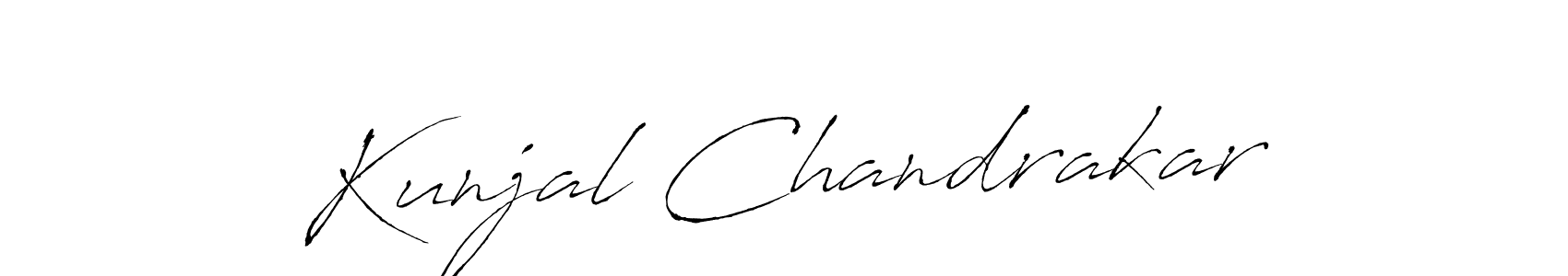 Make a short Kunjal Chandrakar signature style. Manage your documents anywhere anytime using Antro_Vectra. Create and add eSignatures, submit forms, share and send files easily. Kunjal Chandrakar signature style 6 images and pictures png