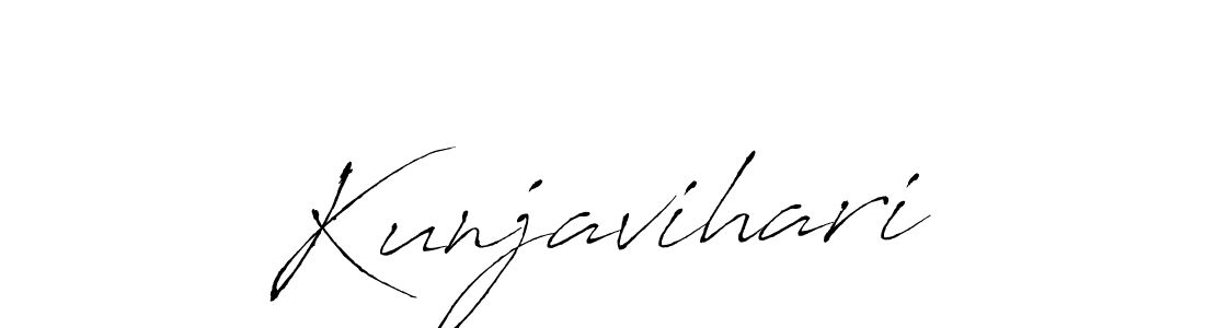 It looks lik you need a new signature style for name Kunjavihari. Design unique handwritten (Antro_Vectra) signature with our free signature maker in just a few clicks. Kunjavihari signature style 6 images and pictures png