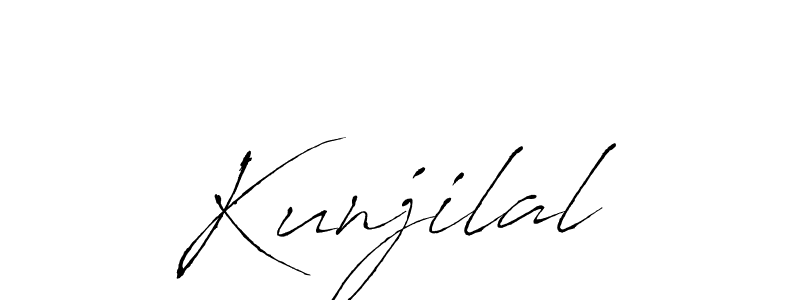 How to make Kunjilal name signature. Use Antro_Vectra style for creating short signs online. This is the latest handwritten sign. Kunjilal signature style 6 images and pictures png