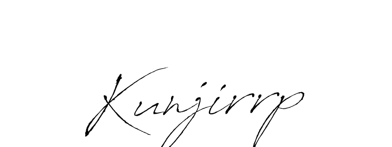 Use a signature maker to create a handwritten signature online. With this signature software, you can design (Antro_Vectra) your own signature for name Kunjirrp. Kunjirrp signature style 6 images and pictures png