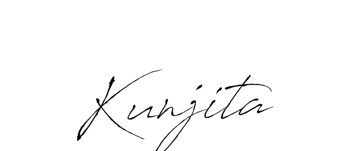 Similarly Antro_Vectra is the best handwritten signature design. Signature creator online .You can use it as an online autograph creator for name Kunjita. Kunjita signature style 6 images and pictures png