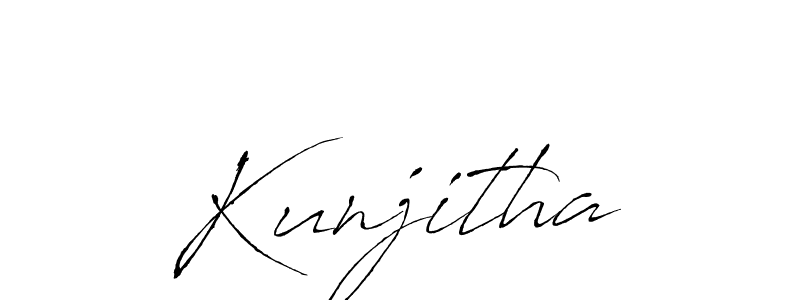 Make a beautiful signature design for name Kunjitha. Use this online signature maker to create a handwritten signature for free. Kunjitha signature style 6 images and pictures png