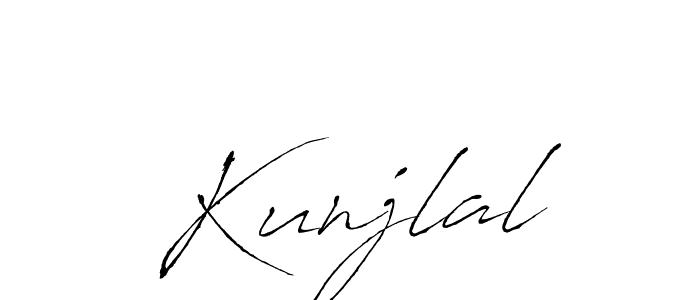 Also we have Kunjlal name is the best signature style. Create professional handwritten signature collection using Antro_Vectra autograph style. Kunjlal signature style 6 images and pictures png
