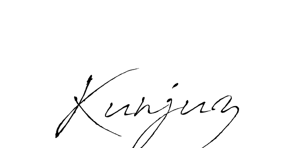 Best and Professional Signature Style for Kunjuz. Antro_Vectra Best Signature Style Collection. Kunjuz signature style 6 images and pictures png