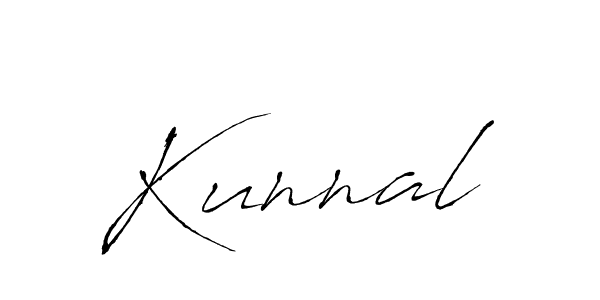 Create a beautiful signature design for name Kunnal. With this signature (Antro_Vectra) fonts, you can make a handwritten signature for free. Kunnal signature style 6 images and pictures png