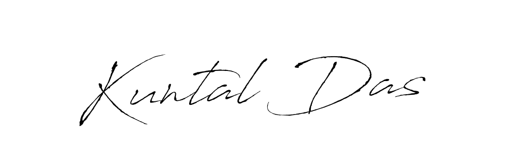 You should practise on your own different ways (Antro_Vectra) to write your name (Kuntal Das) in signature. don't let someone else do it for you. Kuntal Das signature style 6 images and pictures png