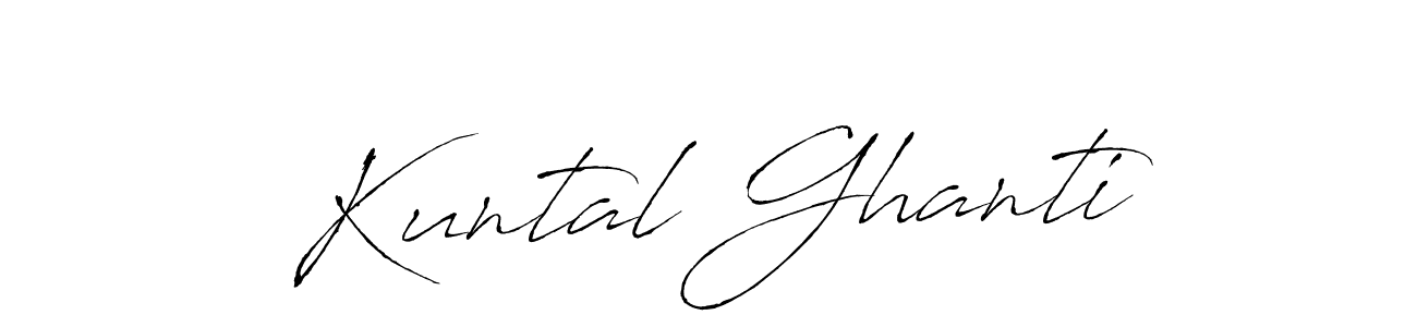 This is the best signature style for the Kuntal Ghanti name. Also you like these signature font (Antro_Vectra). Mix name signature. Kuntal Ghanti signature style 6 images and pictures png