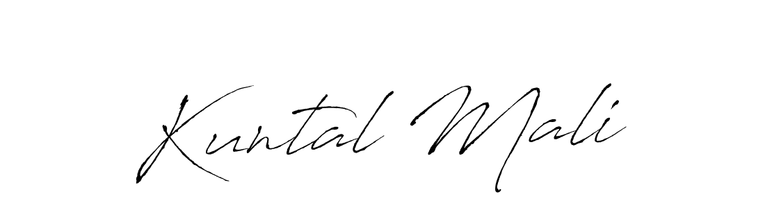 if you are searching for the best signature style for your name Kuntal Mali. so please give up your signature search. here we have designed multiple signature styles  using Antro_Vectra. Kuntal Mali signature style 6 images and pictures png