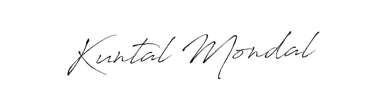 You should practise on your own different ways (Antro_Vectra) to write your name (Kuntal Mondal) in signature. don't let someone else do it for you. Kuntal Mondal signature style 6 images and pictures png