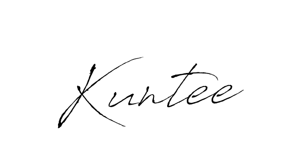 How to Draw Kuntee signature style? Antro_Vectra is a latest design signature styles for name Kuntee. Kuntee signature style 6 images and pictures png