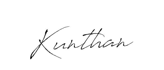 How to Draw Kunthan signature style? Antro_Vectra is a latest design signature styles for name Kunthan. Kunthan signature style 6 images and pictures png