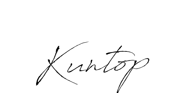 Here are the top 10 professional signature styles for the name Kuntop. These are the best autograph styles you can use for your name. Kuntop signature style 6 images and pictures png