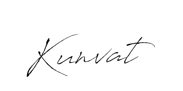 Similarly Antro_Vectra is the best handwritten signature design. Signature creator online .You can use it as an online autograph creator for name Kunvat. Kunvat signature style 6 images and pictures png