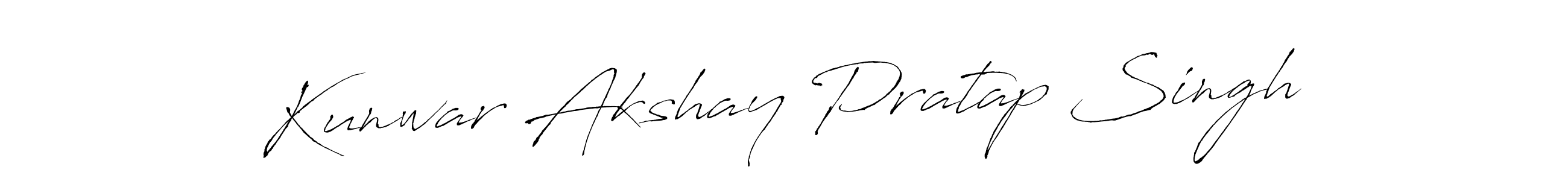 Use a signature maker to create a handwritten signature online. With this signature software, you can design (Antro_Vectra) your own signature for name Kunwar Akshay Pratap Singh. Kunwar Akshay Pratap Singh signature style 6 images and pictures png