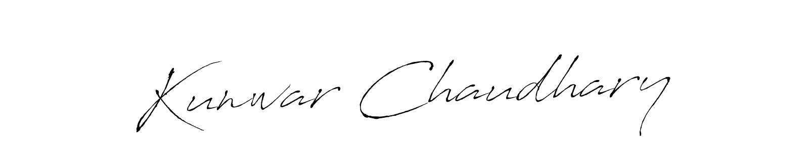 This is the best signature style for the Kunwar Chaudhary name. Also you like these signature font (Antro_Vectra). Mix name signature. Kunwar Chaudhary signature style 6 images and pictures png