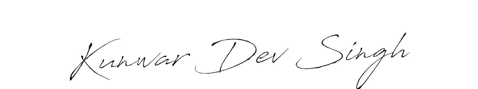 It looks lik you need a new signature style for name Kunwar Dev Singh. Design unique handwritten (Antro_Vectra) signature with our free signature maker in just a few clicks. Kunwar Dev Singh signature style 6 images and pictures png