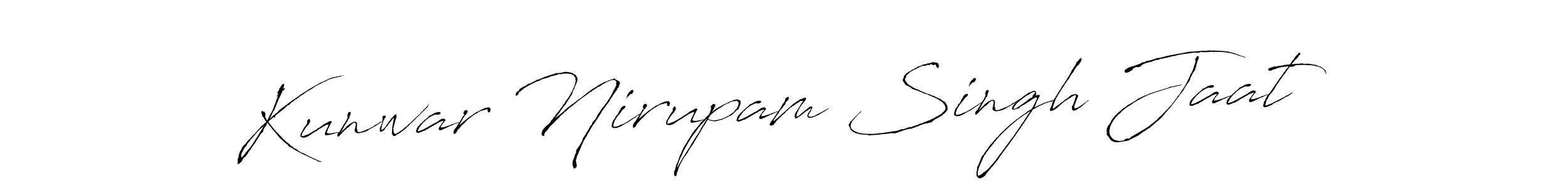 Use a signature maker to create a handwritten signature online. With this signature software, you can design (Antro_Vectra) your own signature for name Kunwar Nirupam Singh Jaat. Kunwar Nirupam Singh Jaat signature style 6 images and pictures png