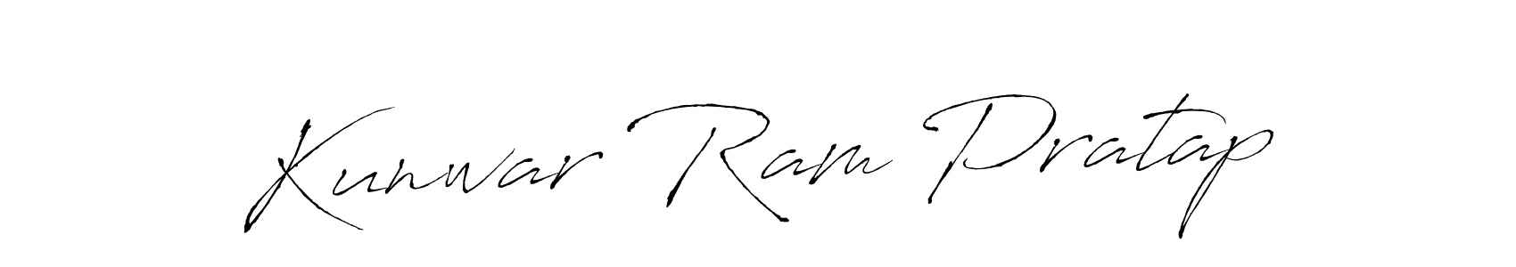 Create a beautiful signature design for name Kunwar Ram Pratap. With this signature (Antro_Vectra) fonts, you can make a handwritten signature for free. Kunwar Ram Pratap signature style 6 images and pictures png