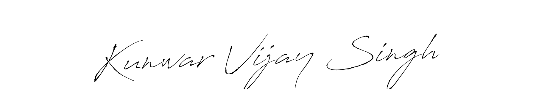 Similarly Antro_Vectra is the best handwritten signature design. Signature creator online .You can use it as an online autograph creator for name Kunwar Vijay Singh. Kunwar Vijay Singh signature style 6 images and pictures png