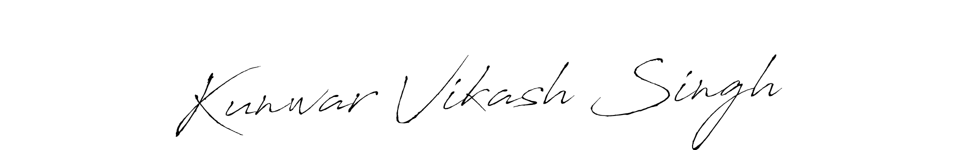 It looks lik you need a new signature style for name Kunwar Vikash Singh. Design unique handwritten (Antro_Vectra) signature with our free signature maker in just a few clicks. Kunwar Vikash Singh signature style 6 images and pictures png