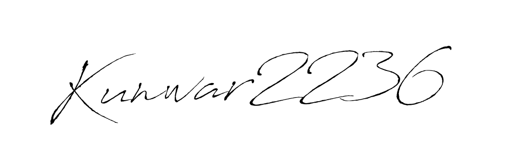This is the best signature style for the Kunwar2236 name. Also you like these signature font (Antro_Vectra). Mix name signature. Kunwar2236 signature style 6 images and pictures png