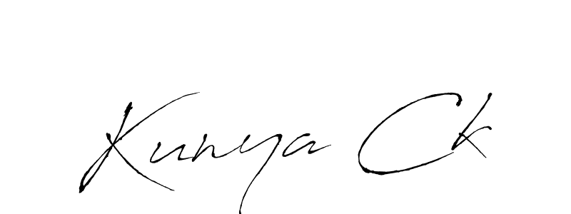 Once you've used our free online signature maker to create your best signature Antro_Vectra style, it's time to enjoy all of the benefits that Kunya Ck name signing documents. Kunya Ck signature style 6 images and pictures png
