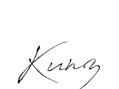 Create a beautiful signature design for name Kunz. With this signature (Antro_Vectra) fonts, you can make a handwritten signature for free. Kunz signature style 6 images and pictures png