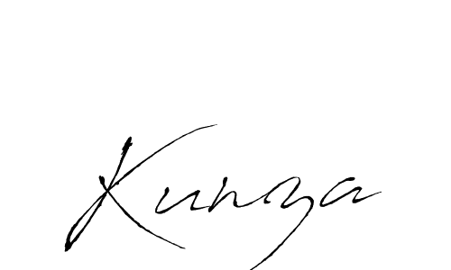 Best and Professional Signature Style for Kunza. Antro_Vectra Best Signature Style Collection. Kunza signature style 6 images and pictures png