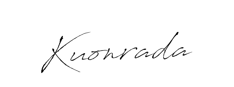 How to make Kuonrada name signature. Use Antro_Vectra style for creating short signs online. This is the latest handwritten sign. Kuonrada signature style 6 images and pictures png