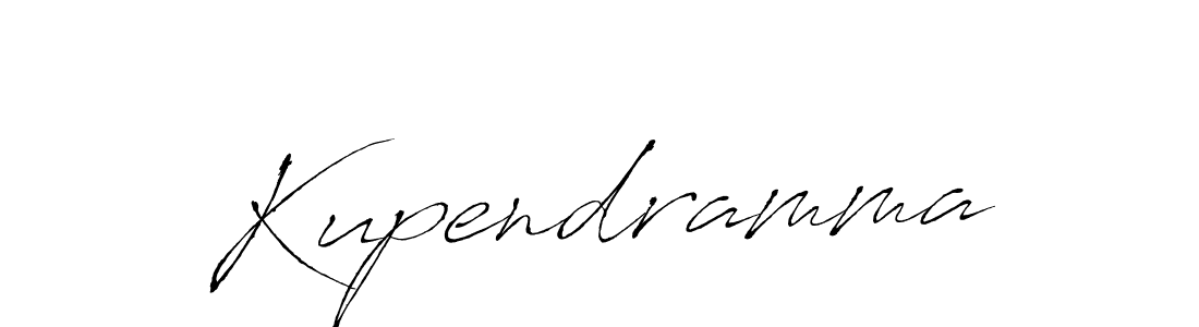 Design your own signature with our free online signature maker. With this signature software, you can create a handwritten (Antro_Vectra) signature for name Kupendramma. Kupendramma signature style 6 images and pictures png