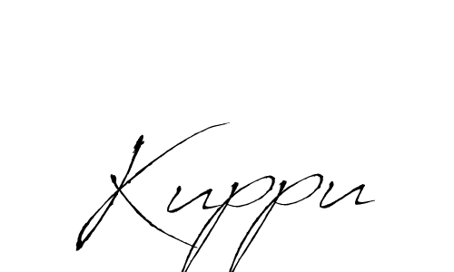 Create a beautiful signature design for name Kuppu. With this signature (Antro_Vectra) fonts, you can make a handwritten signature for free. Kuppu signature style 6 images and pictures png