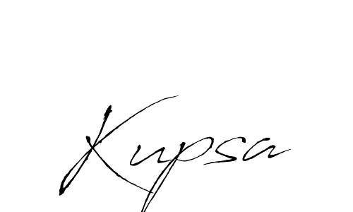 if you are searching for the best signature style for your name Kupsa. so please give up your signature search. here we have designed multiple signature styles  using Antro_Vectra. Kupsa signature style 6 images and pictures png