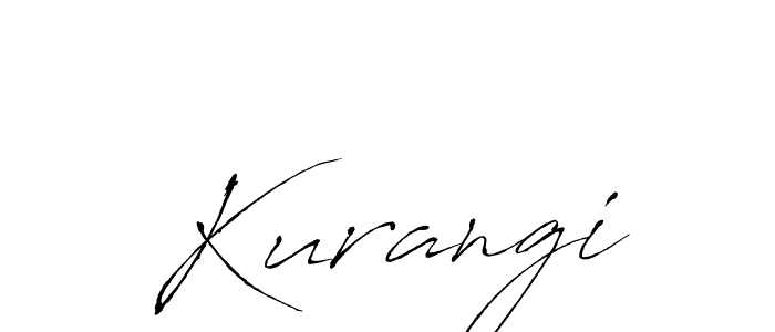 Make a beautiful signature design for name Kurangi. With this signature (Antro_Vectra) style, you can create a handwritten signature for free. Kurangi signature style 6 images and pictures png