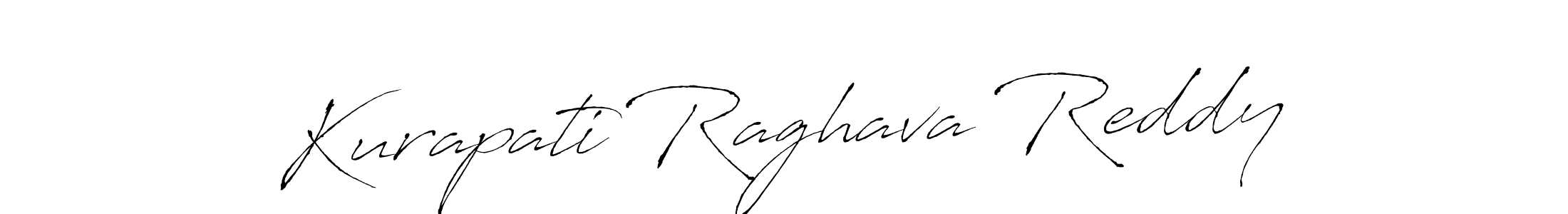 Make a short Kurapati Raghava Reddy signature style. Manage your documents anywhere anytime using Antro_Vectra. Create and add eSignatures, submit forms, share and send files easily. Kurapati Raghava Reddy signature style 6 images and pictures png