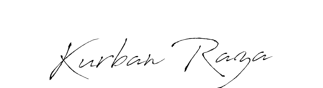 How to make Kurban Raza name signature. Use Antro_Vectra style for creating short signs online. This is the latest handwritten sign. Kurban Raza signature style 6 images and pictures png