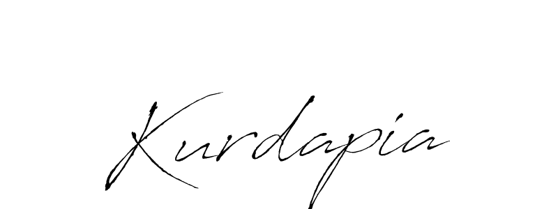 Design your own signature with our free online signature maker. With this signature software, you can create a handwritten (Antro_Vectra) signature for name Kurdapia. Kurdapia signature style 6 images and pictures png