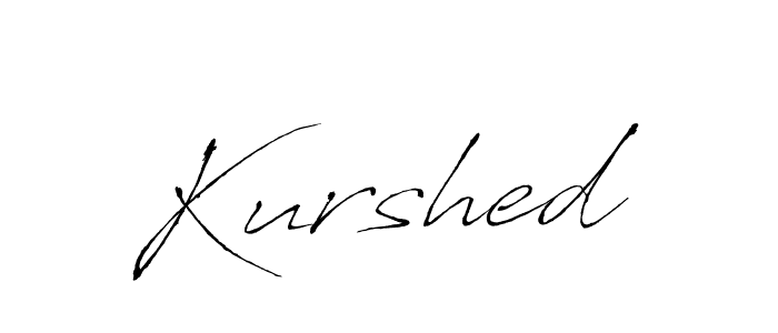 Create a beautiful signature design for name Kurshed. With this signature (Antro_Vectra) fonts, you can make a handwritten signature for free. Kurshed signature style 6 images and pictures png