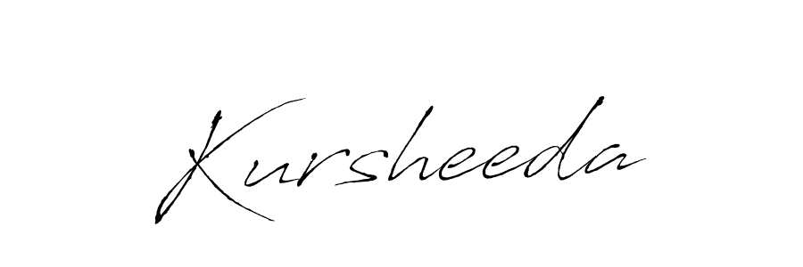 if you are searching for the best signature style for your name Kursheeda. so please give up your signature search. here we have designed multiple signature styles  using Antro_Vectra. Kursheeda signature style 6 images and pictures png