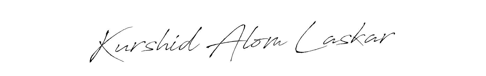 Also we have Kurshid Alom Laskar name is the best signature style. Create professional handwritten signature collection using Antro_Vectra autograph style. Kurshid Alom Laskar signature style 6 images and pictures png