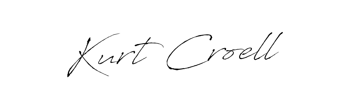 Design your own signature with our free online signature maker. With this signature software, you can create a handwritten (Antro_Vectra) signature for name Kurt Croell. Kurt Croell signature style 6 images and pictures png