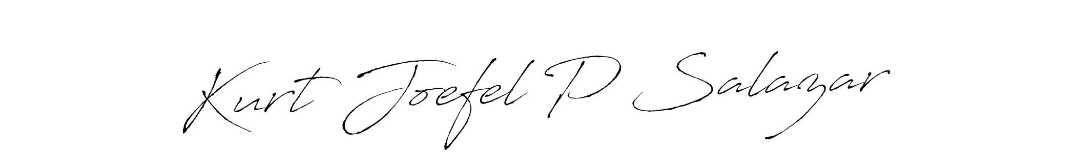 Also we have Kurt Joefel P Salazar name is the best signature style. Create professional handwritten signature collection using Antro_Vectra autograph style. Kurt Joefel P Salazar signature style 6 images and pictures png