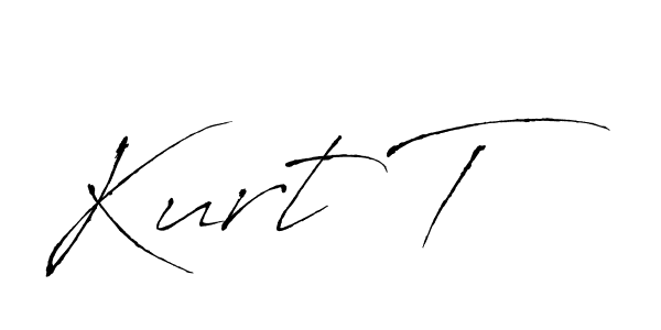 Similarly Antro_Vectra is the best handwritten signature design. Signature creator online .You can use it as an online autograph creator for name Kurt T. Kurt T signature style 6 images and pictures png