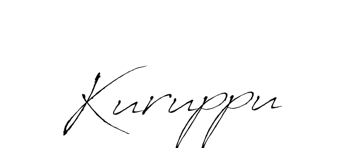 How to make Kuruppu name signature. Use Antro_Vectra style for creating short signs online. This is the latest handwritten sign. Kuruppu signature style 6 images and pictures png