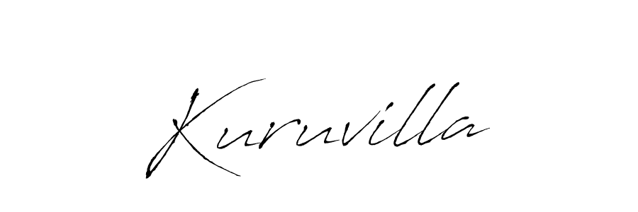 You should practise on your own different ways (Antro_Vectra) to write your name (Kuruvilla) in signature. don't let someone else do it for you. Kuruvilla signature style 6 images and pictures png