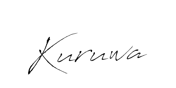 How to Draw Kuruwa signature style? Antro_Vectra is a latest design signature styles for name Kuruwa. Kuruwa signature style 6 images and pictures png