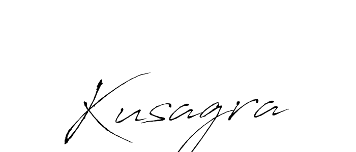 How to make Kusagra signature? Antro_Vectra is a professional autograph style. Create handwritten signature for Kusagra name. Kusagra signature style 6 images and pictures png