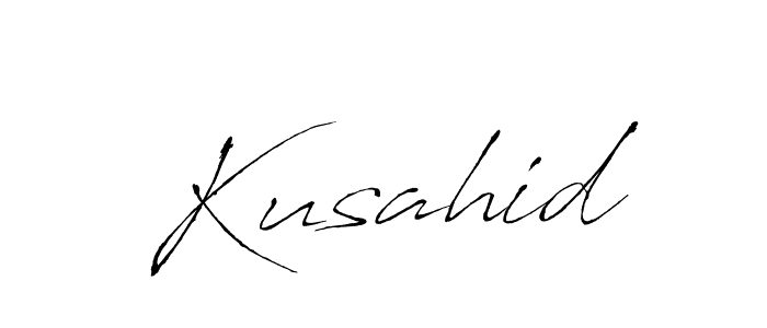 Antro_Vectra is a professional signature style that is perfect for those who want to add a touch of class to their signature. It is also a great choice for those who want to make their signature more unique. Get Kusahid name to fancy signature for free. Kusahid signature style 6 images and pictures png