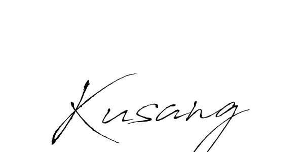 if you are searching for the best signature style for your name Kusang. so please give up your signature search. here we have designed multiple signature styles  using Antro_Vectra. Kusang signature style 6 images and pictures png